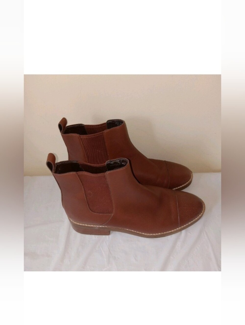 Cole Haan Mara Brown Leather Chelsea Boots 9.5 M - Picture 3 of 6